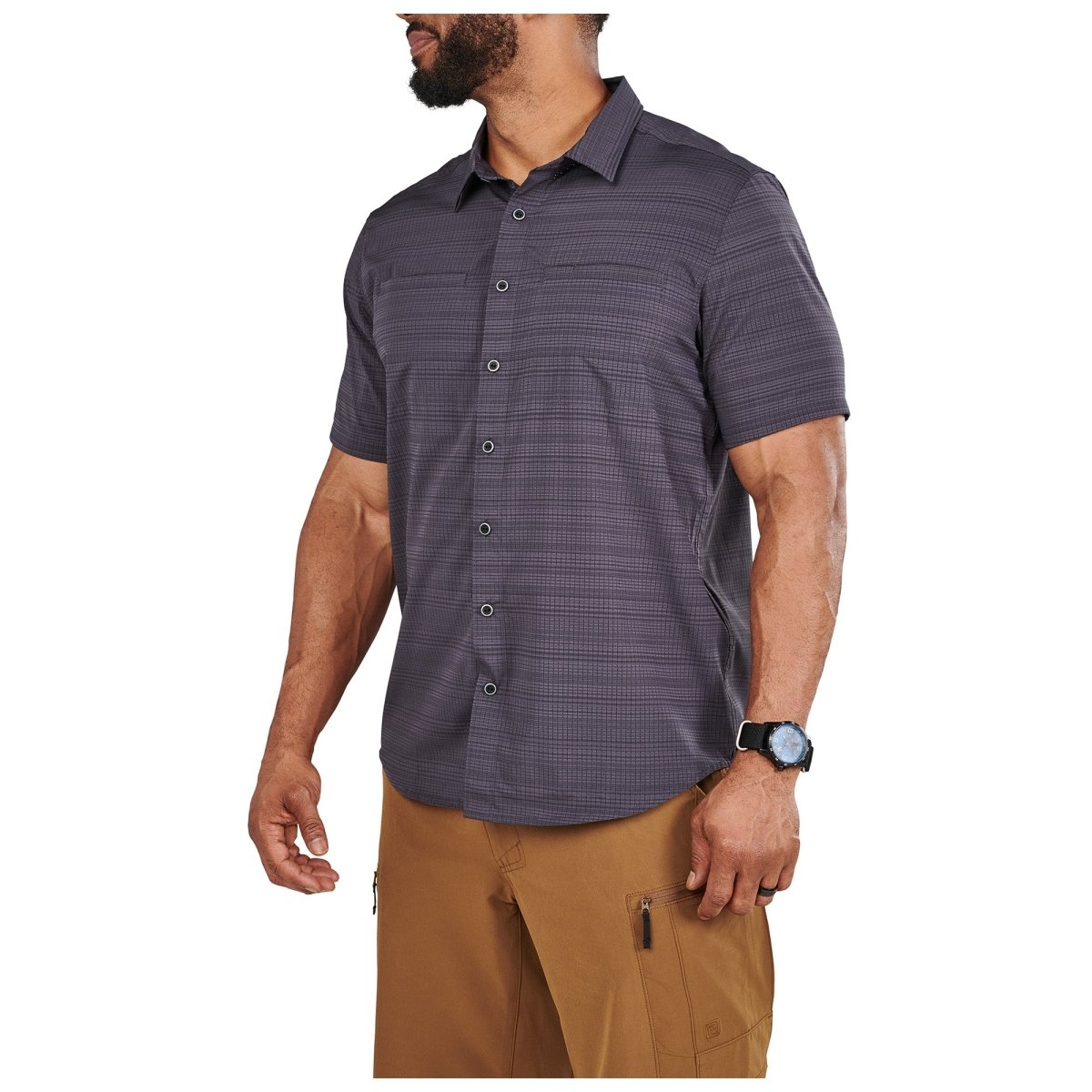 CAMISA TACTICA 5.11 - ELLIS SHORT SLEEVE SHIRT - Risk Top Tactical