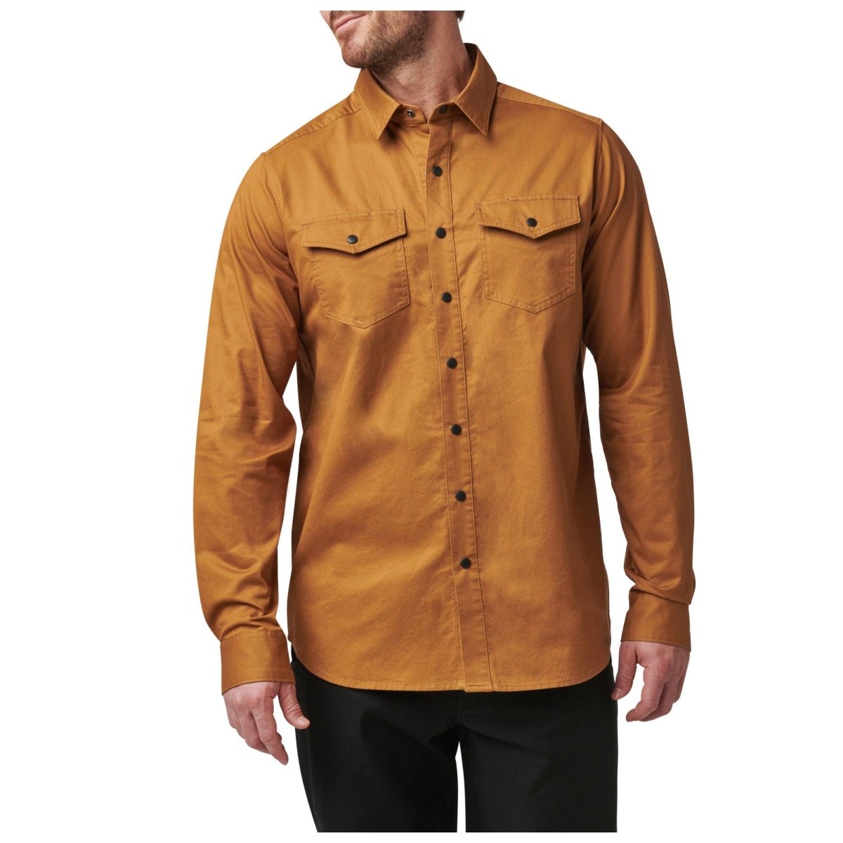 CAMISA TACTICA 5.11 - GUNNER SOLID MANGA LARGA - Risk Top Tactical