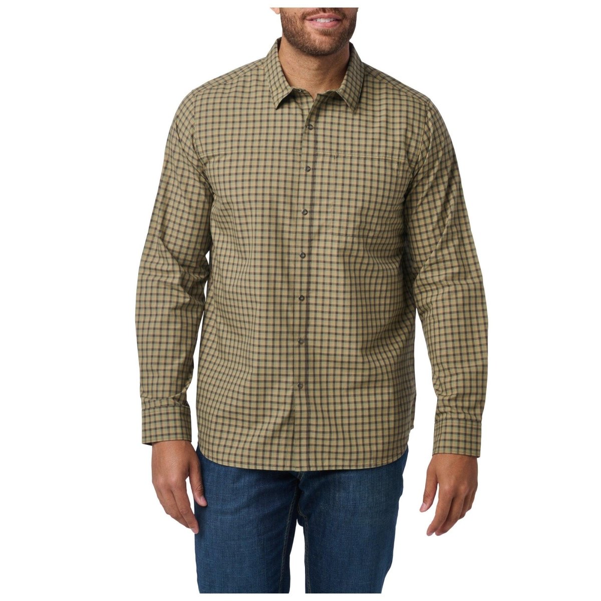 CAMISA TACTICA 5.11 - IGOR DE CUADROS MANGA LARGA - Risk Top Tactical