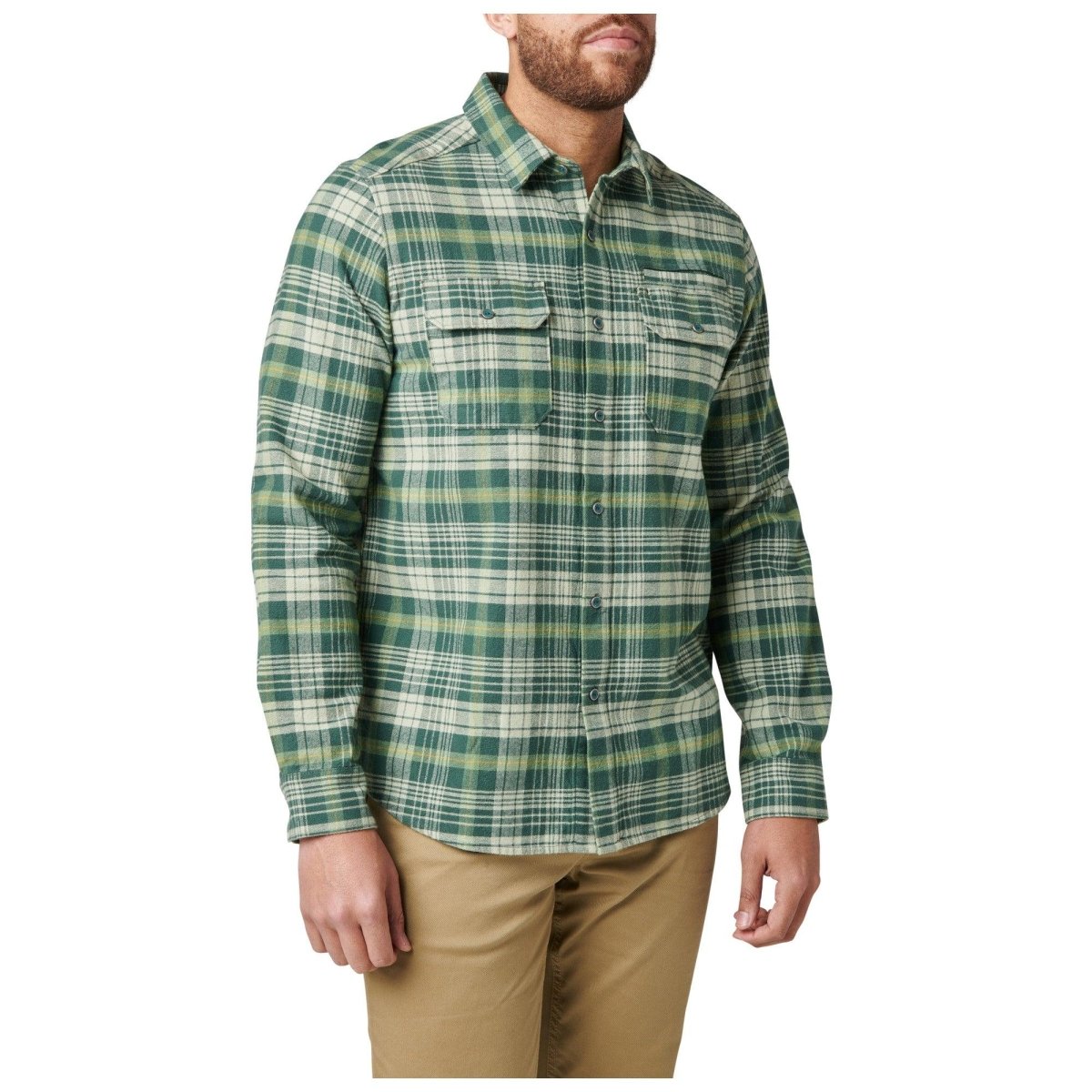 CAMISA TACTICA 5.11 - LESTER MANGA LARGA - Risk Top Tactical