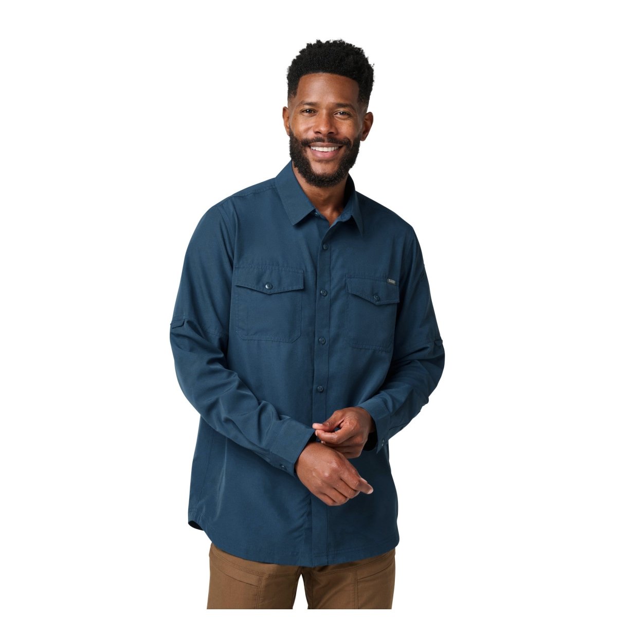 CAMISA TACTICA 5.11 - MARKSMAN MANGA LARGA - Risk Top Tactical