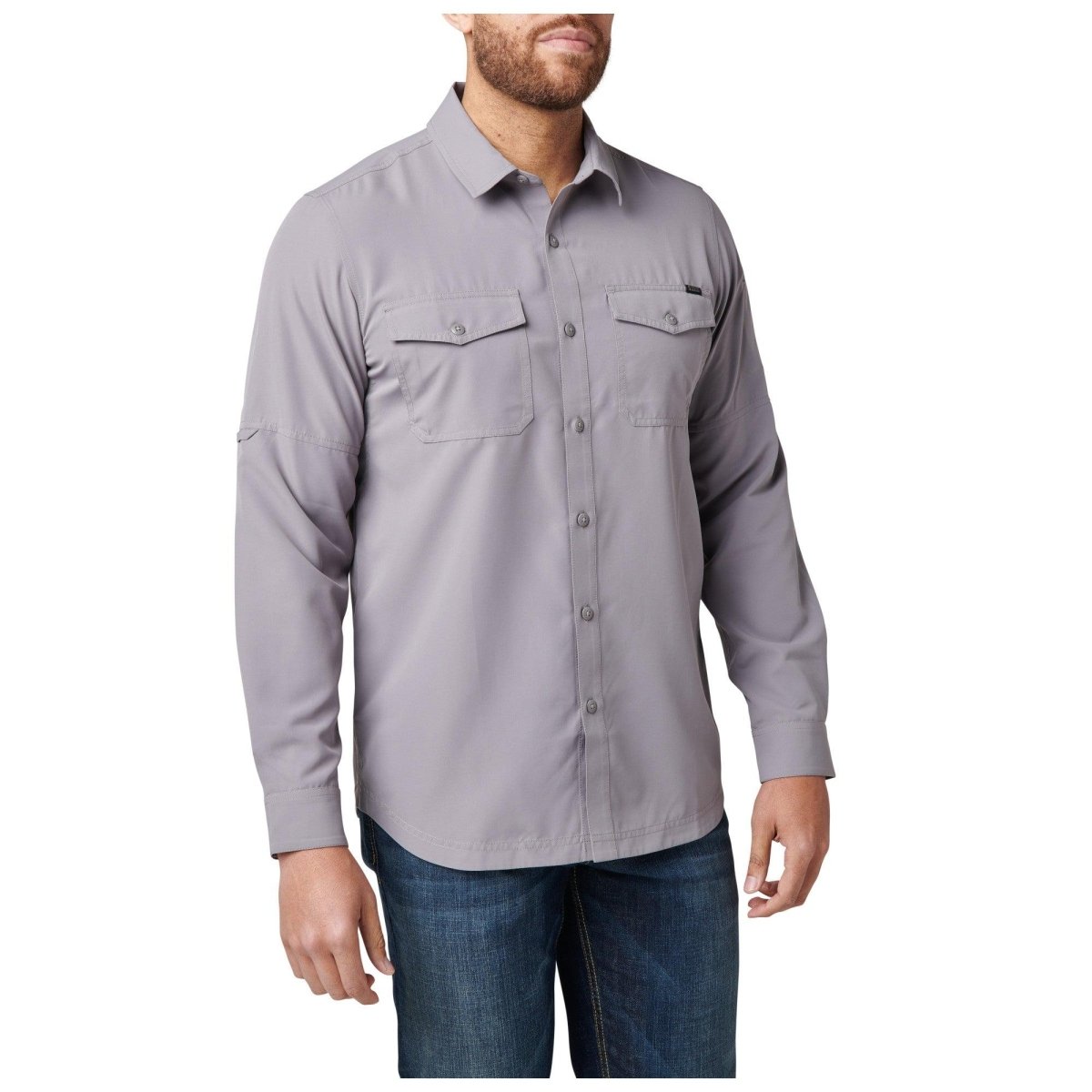 CAMISA TACTICA 5.11 - MARKSMAN MANGA LARGA - Risk Top Tactical