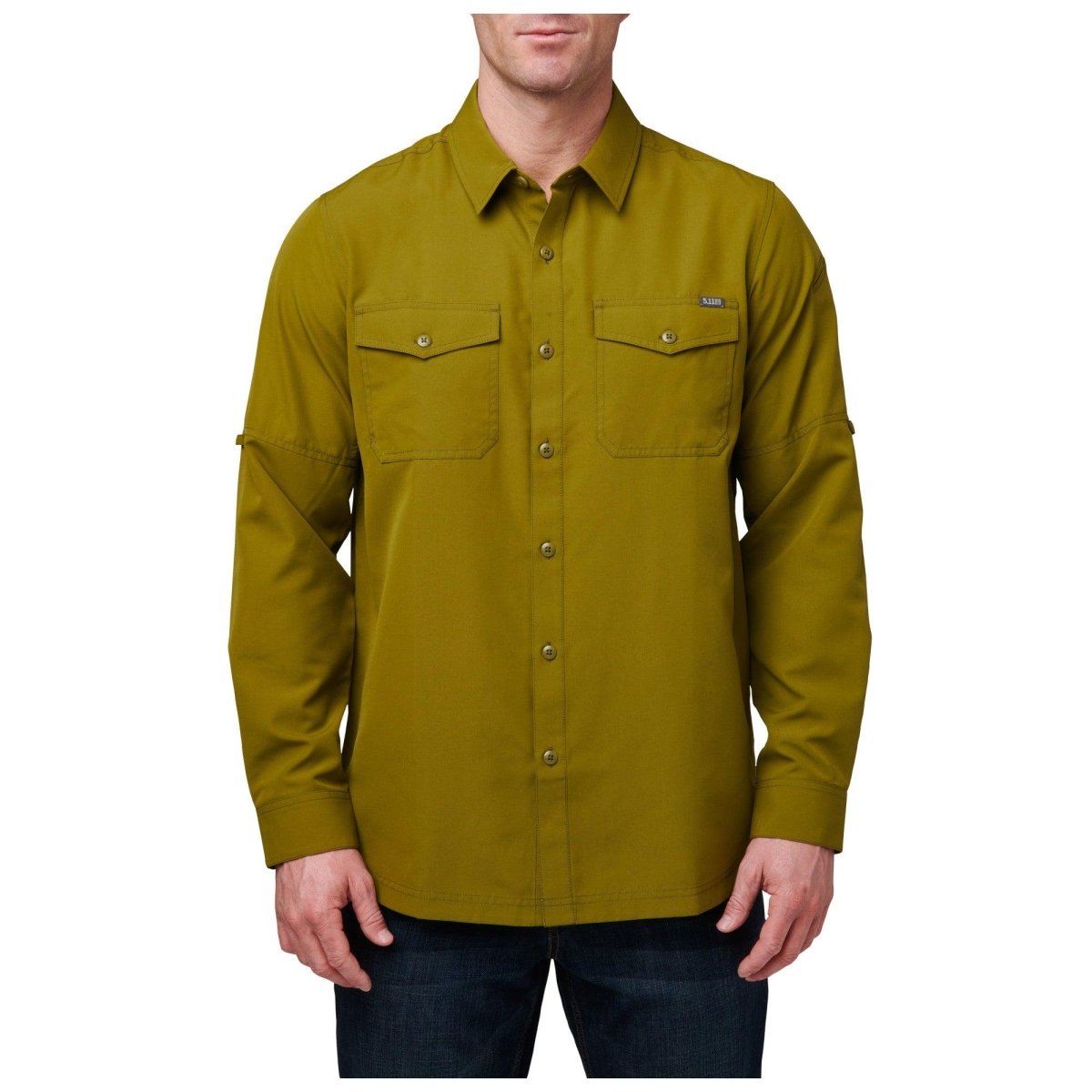 CAMISA TACTICA 5.11 - MARKSMAN MANGA LARGA - Risk Top Tactical