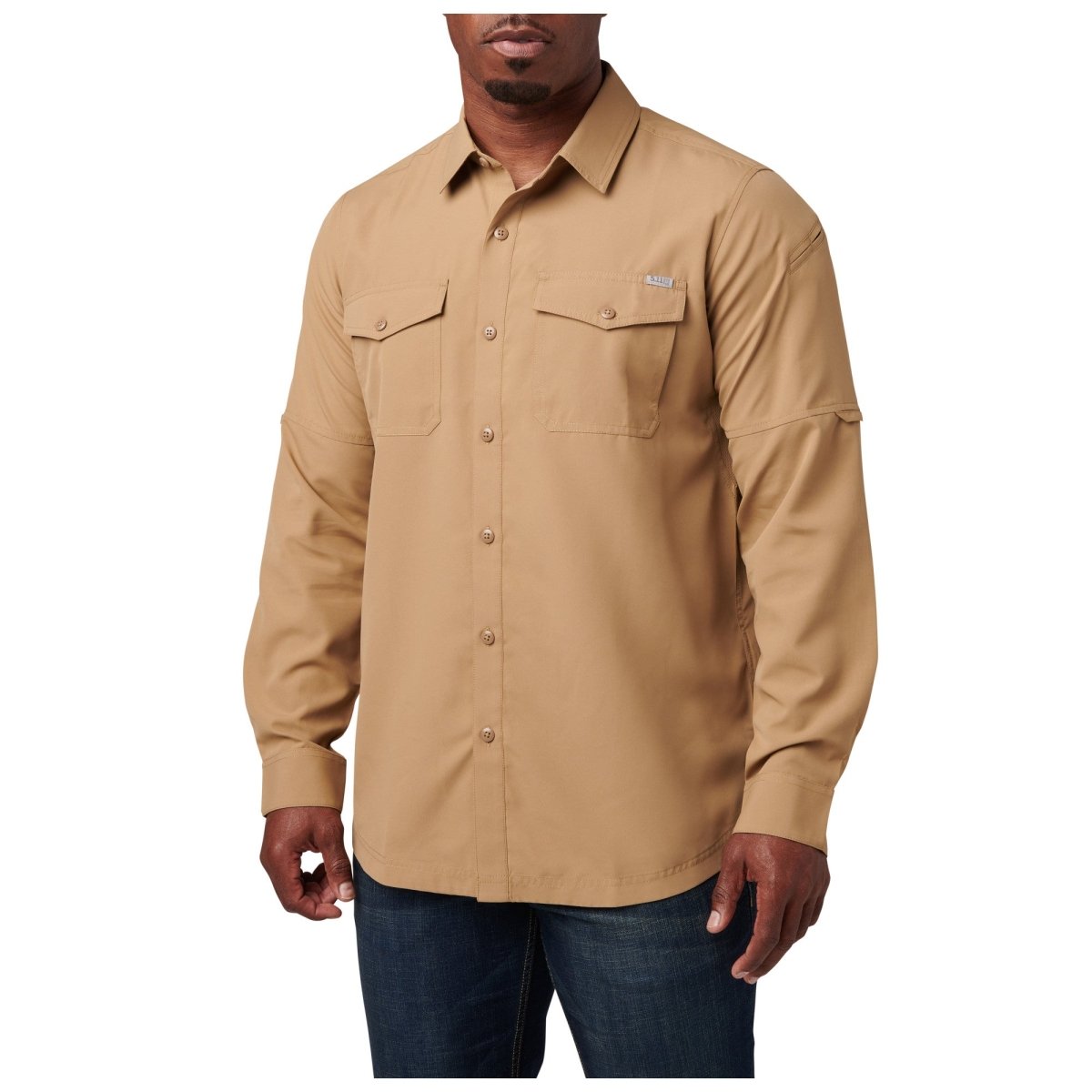 CAMISA TACTICA 5.11 - MARKSMAN MANGA LARGA - Risk Top Tactical
