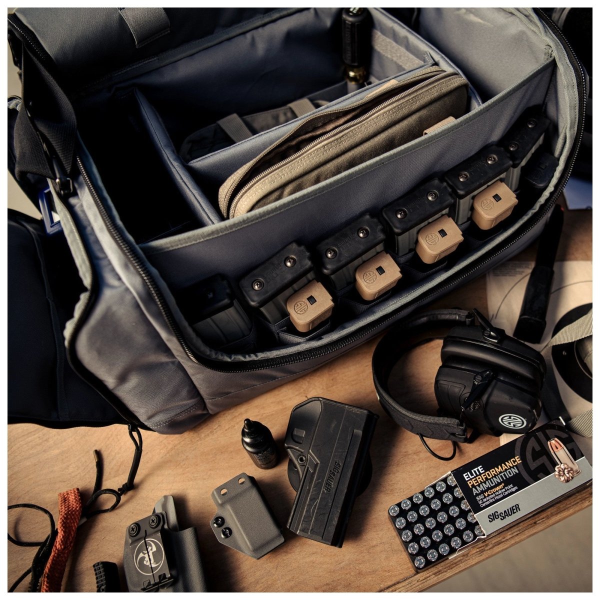 MOCHILA TACTICA SIG SAUER x 5.11 - RANGE READY TRAINER BAG 50L - Risk Top Tactical