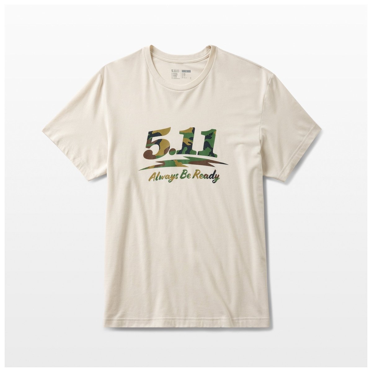 PLAYERA 5.11 - WOODLAND MOTO LOGO - Risk Top Tactical