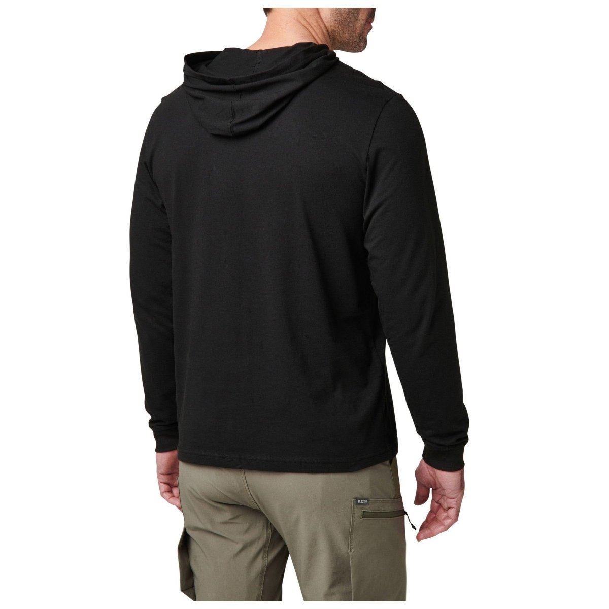 PLAYERA TACTICA 5.11 - HOODED L/S TEE - Risk Top Tactical