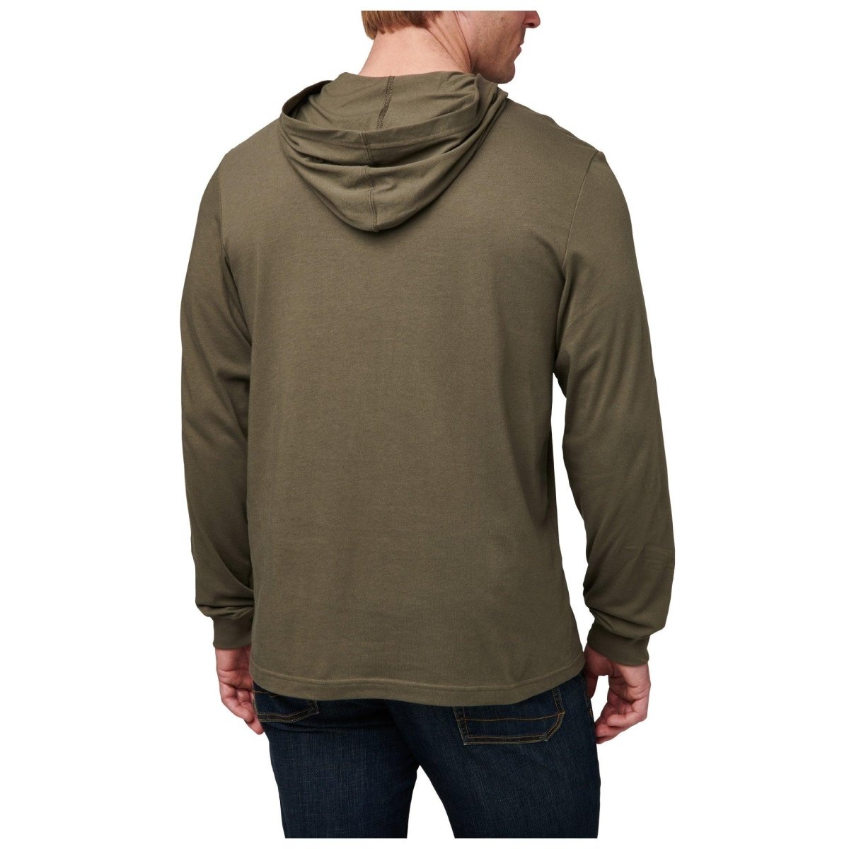 PLAYERA TACTICA 5.11 - HOODED L/S TEE - Risk Top Tactical