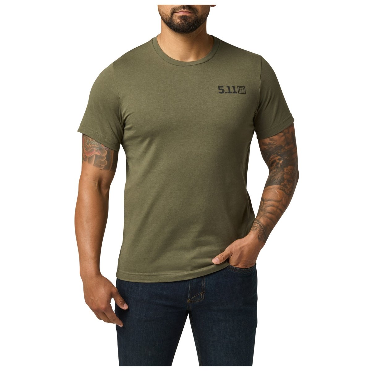 PLAYERA TACTICA 5.11 - TRUST IN TRAINING - Risk Top Tactical