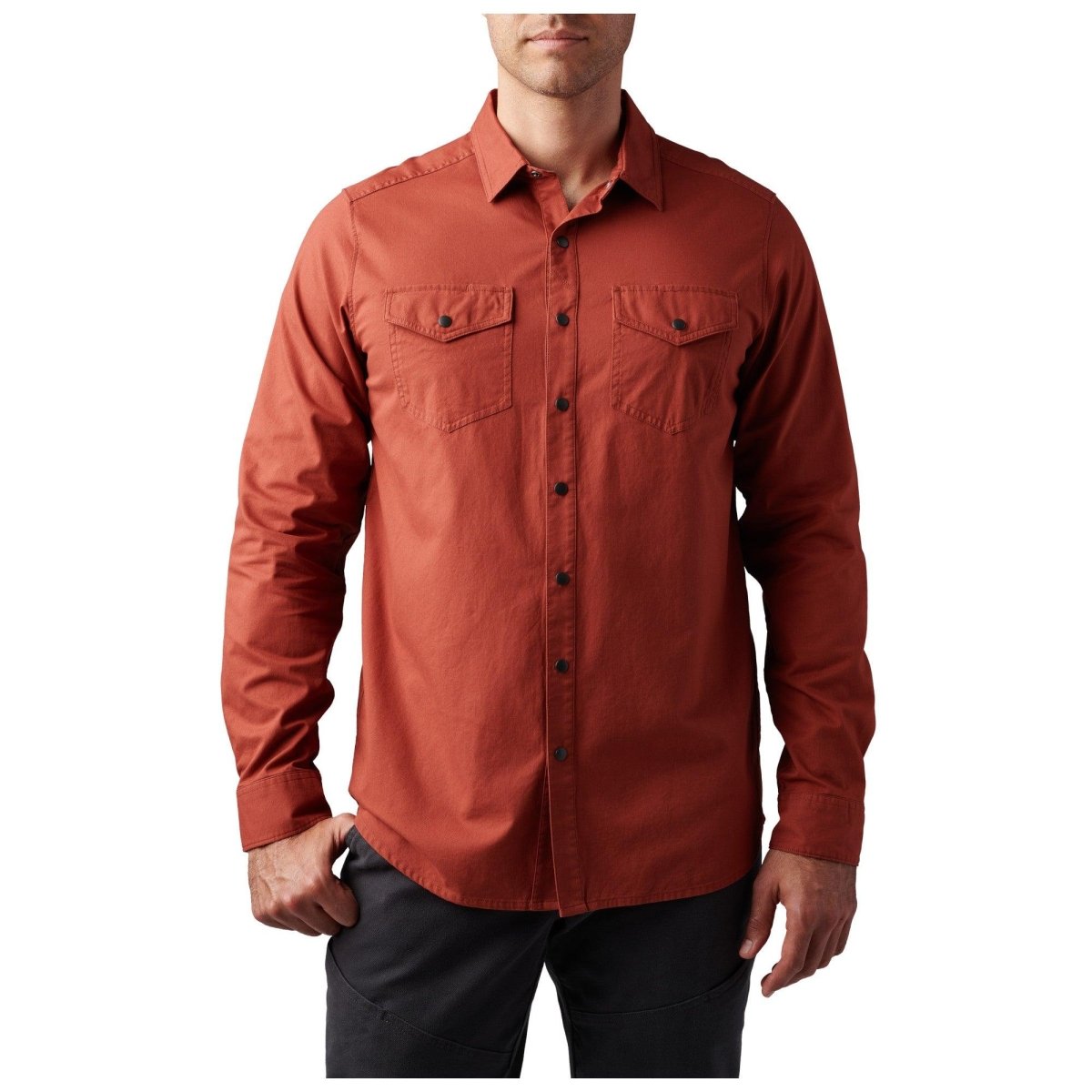 CAMISA TACTICA 5.11 - GUNNER SOLID MANGA LARGA - Risk Top Tactical