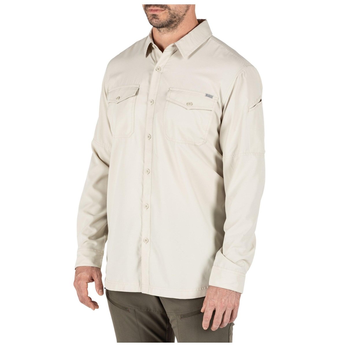 CAMISA TACTICA 5.11 - MARKSMAN MANGA LARGA - Risk Top Tactical