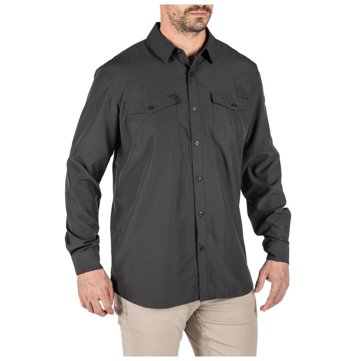 CAMISA TACTICA 5.11 - MARKSMAN MANGA LARGA - Risk Top Tactical