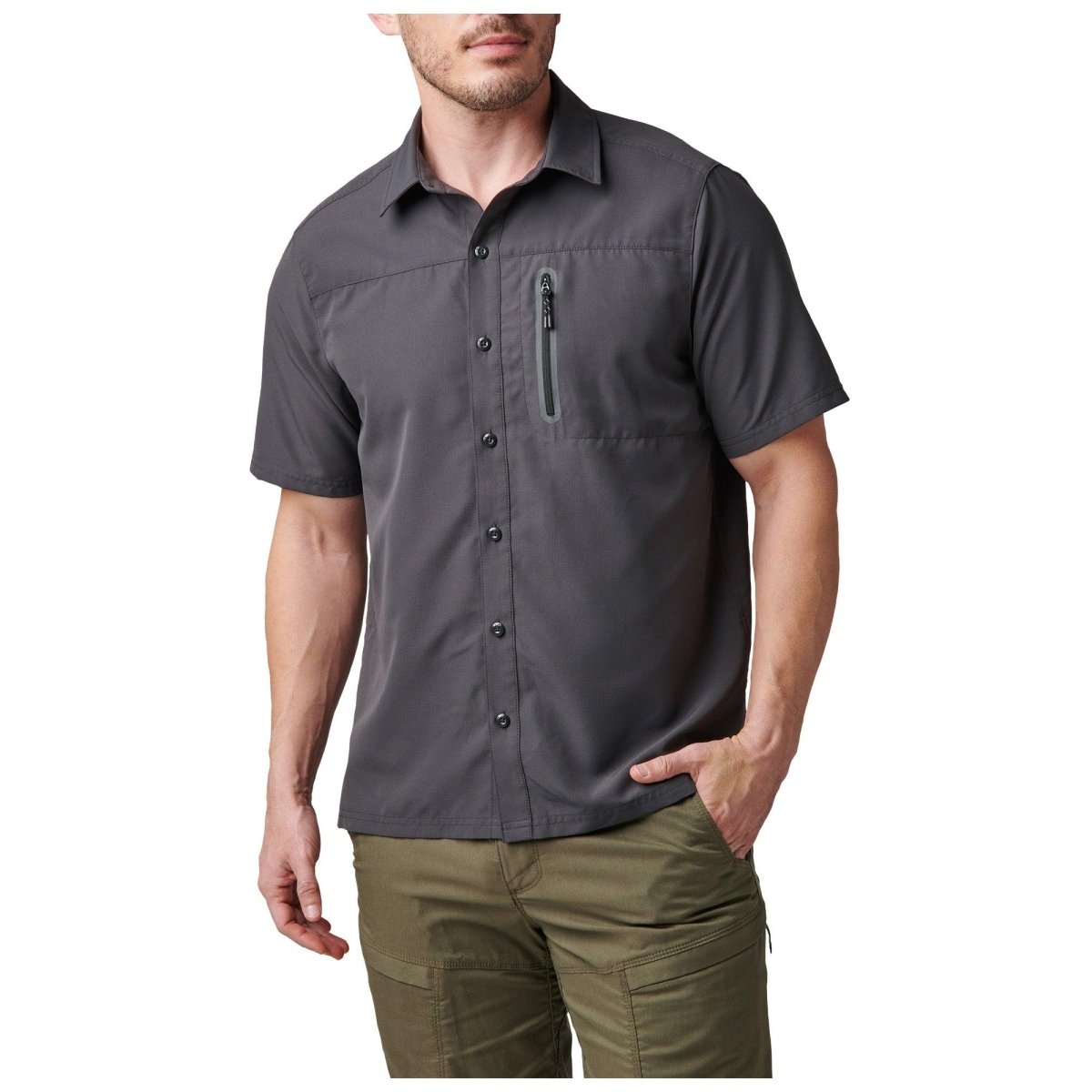 CAMISA TACTICA 5.11 - MARKSMAN UTILITY MANGA CORTA - Risk Top Tactical