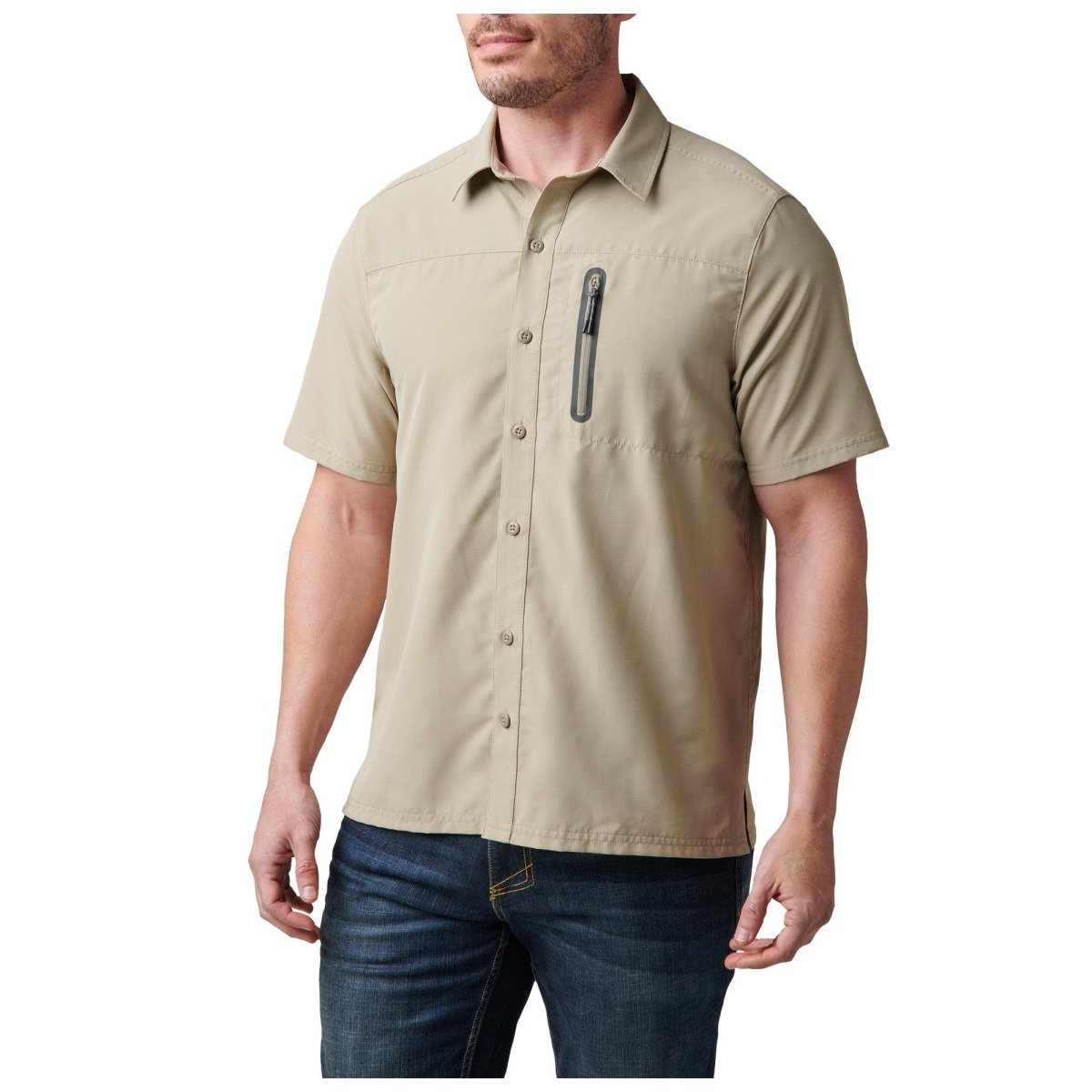 CAMISA TACTICA 5.11 - MARKSMAN UTILITY MANGA CORTA - Risk Top Tactical