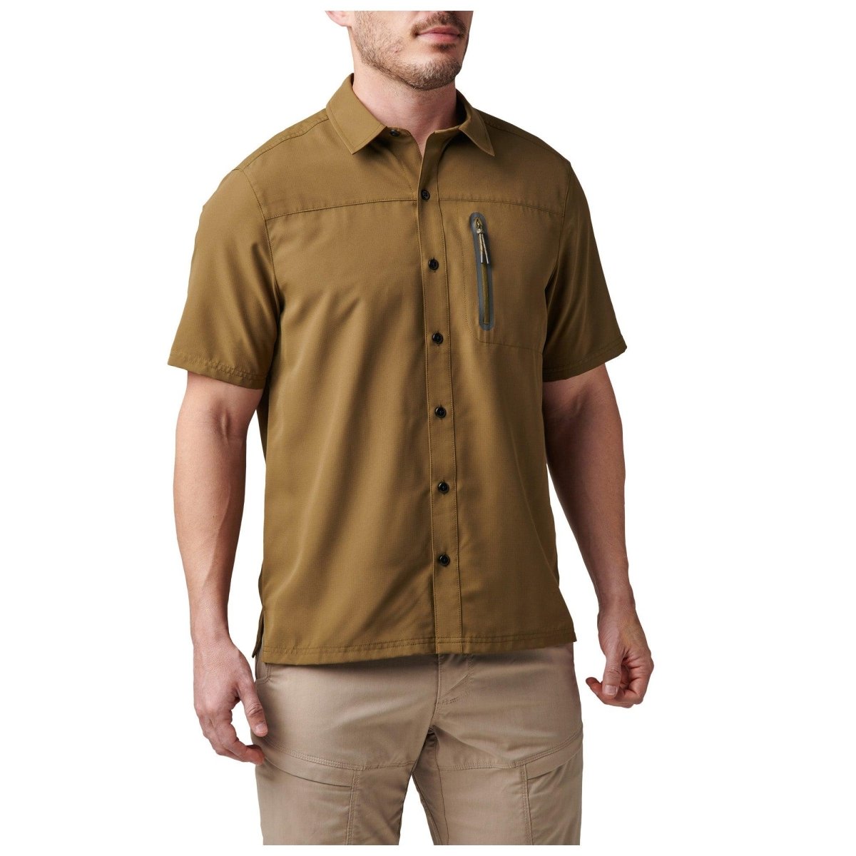 CAMISA TACTICA 5.11 - MARKSMAN UTILITY MANGA CORTA - Risk Top Tactical