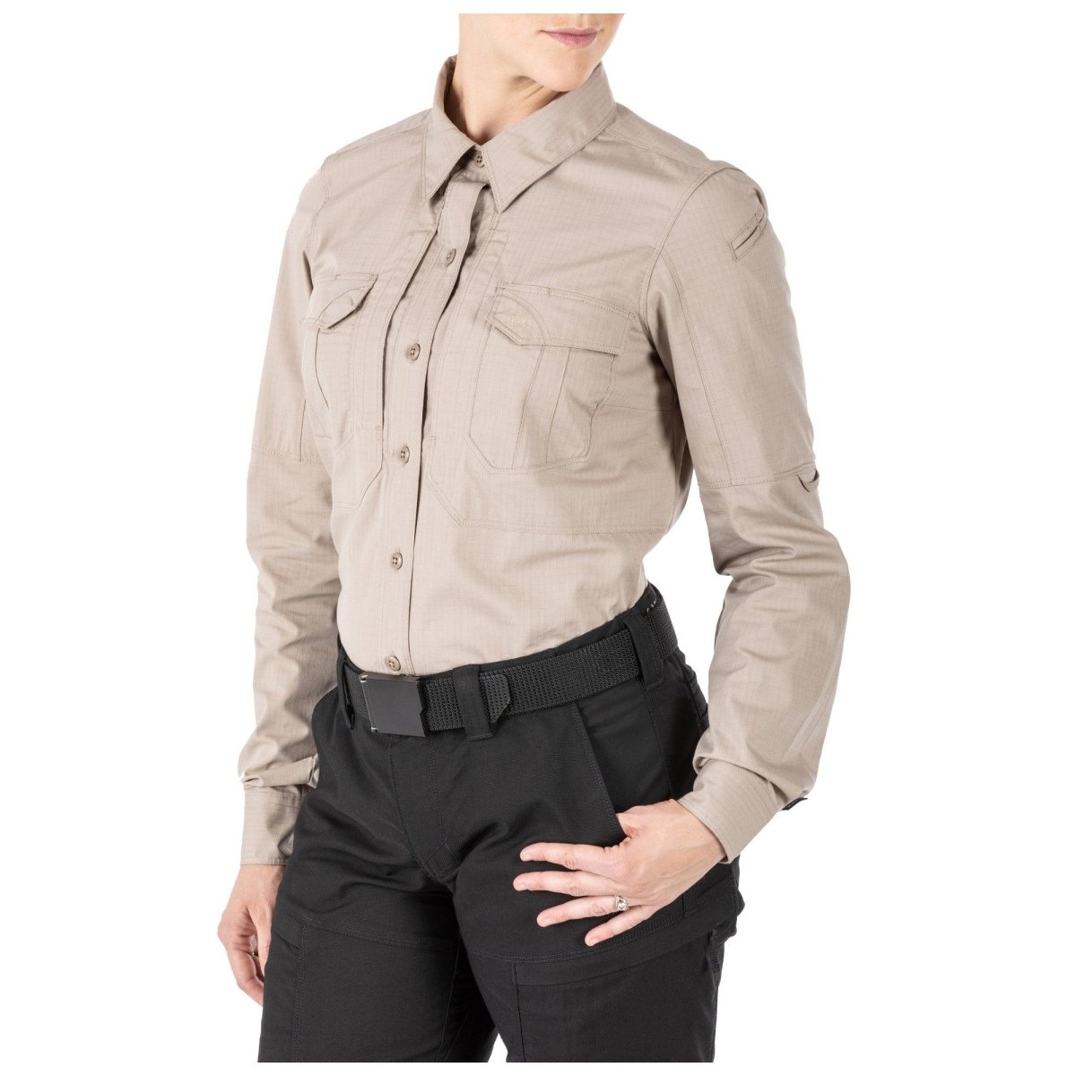 CAMISA TACTICA 5.11 - STRYKE MANGA LARGA PARA MUJER - Risk Top Tactical