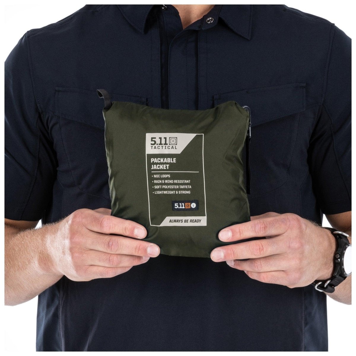 CHAMARRA TACTICA 5.11 - PACKABLE JACKET - Risk Top Tactical