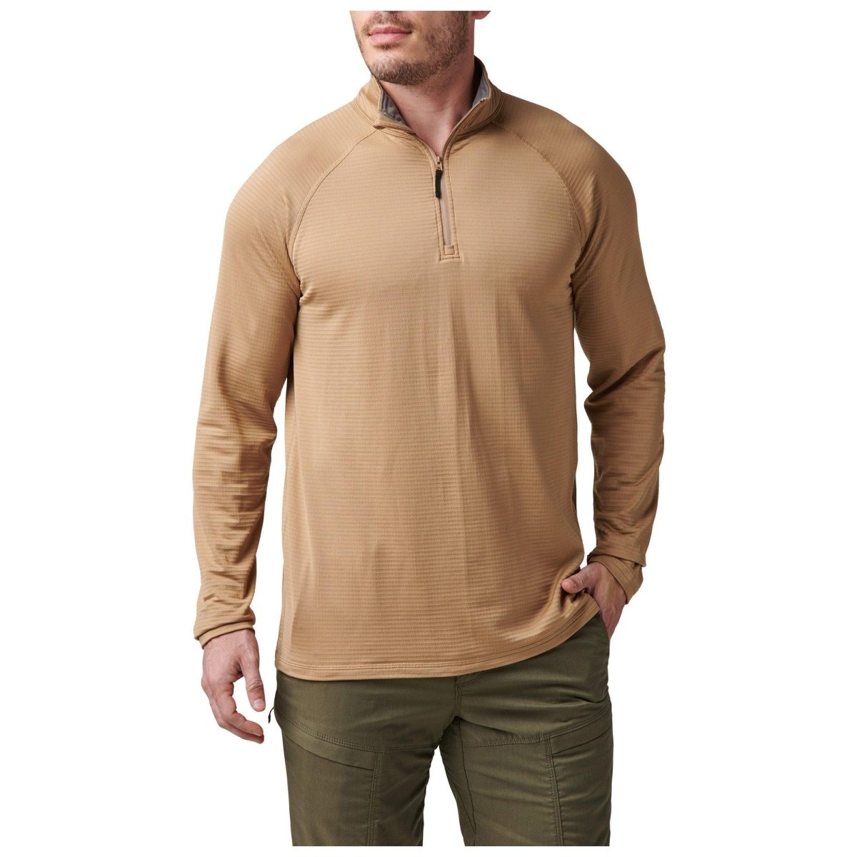 CHAMARRA TÁCTICA 5.11 - STRATOS 1/4 ZIP - Risk Top Tactical