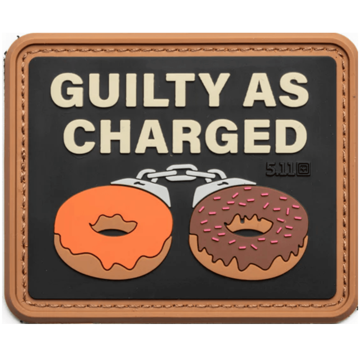 PARCHE TACTICO 5.11 - GUILTY AS CHARGED - Risk Top Tactical
