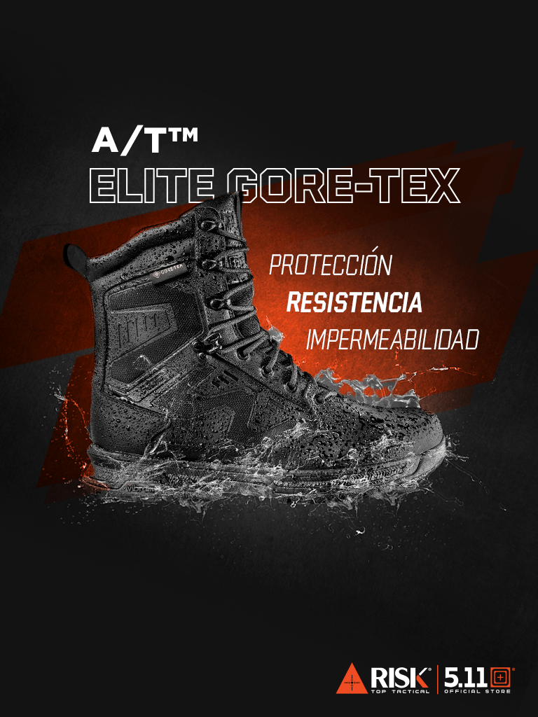 Botas 5.11 A/T Elite 8" Gore-Tex: Tecnología de élite para misiones exigentes - Risk Top Tactical