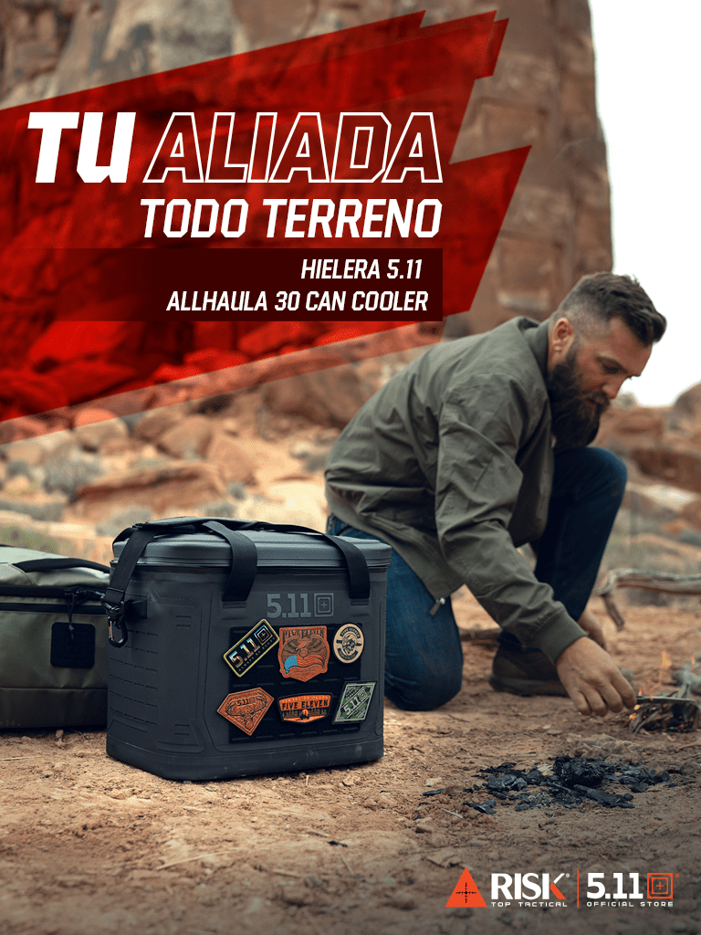 Hielera 5.11 AllHaula 30 Can Cooler: tu aliada todo terreno - Risk Top Tactical