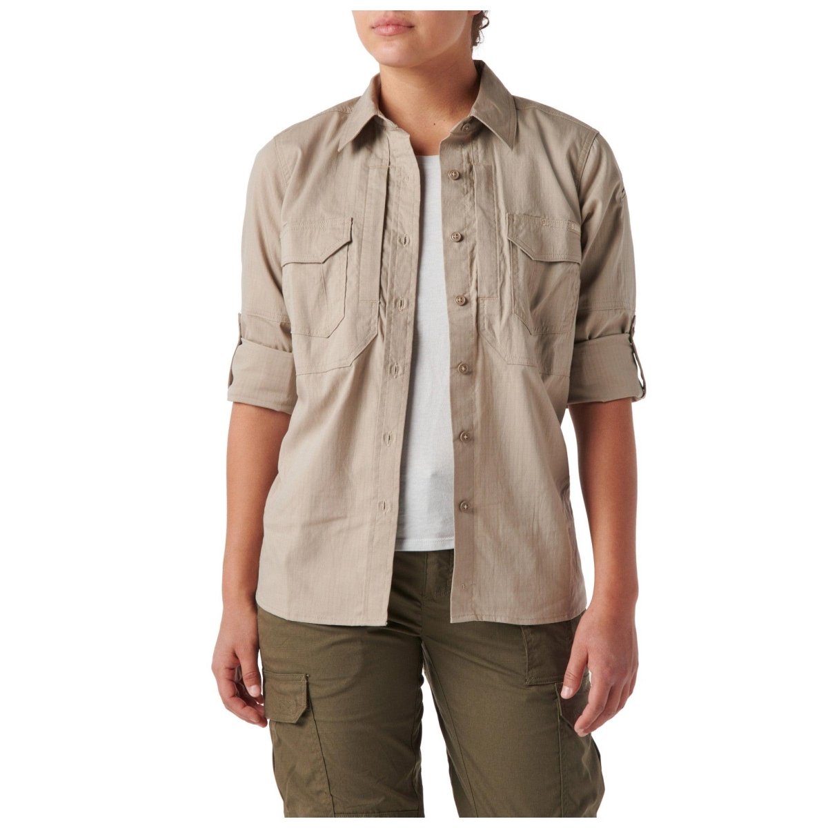 CAMISA TACTICA 5.11 - ABR PRO MANGA LARGA PARA MUJER - Risk Top Tactical