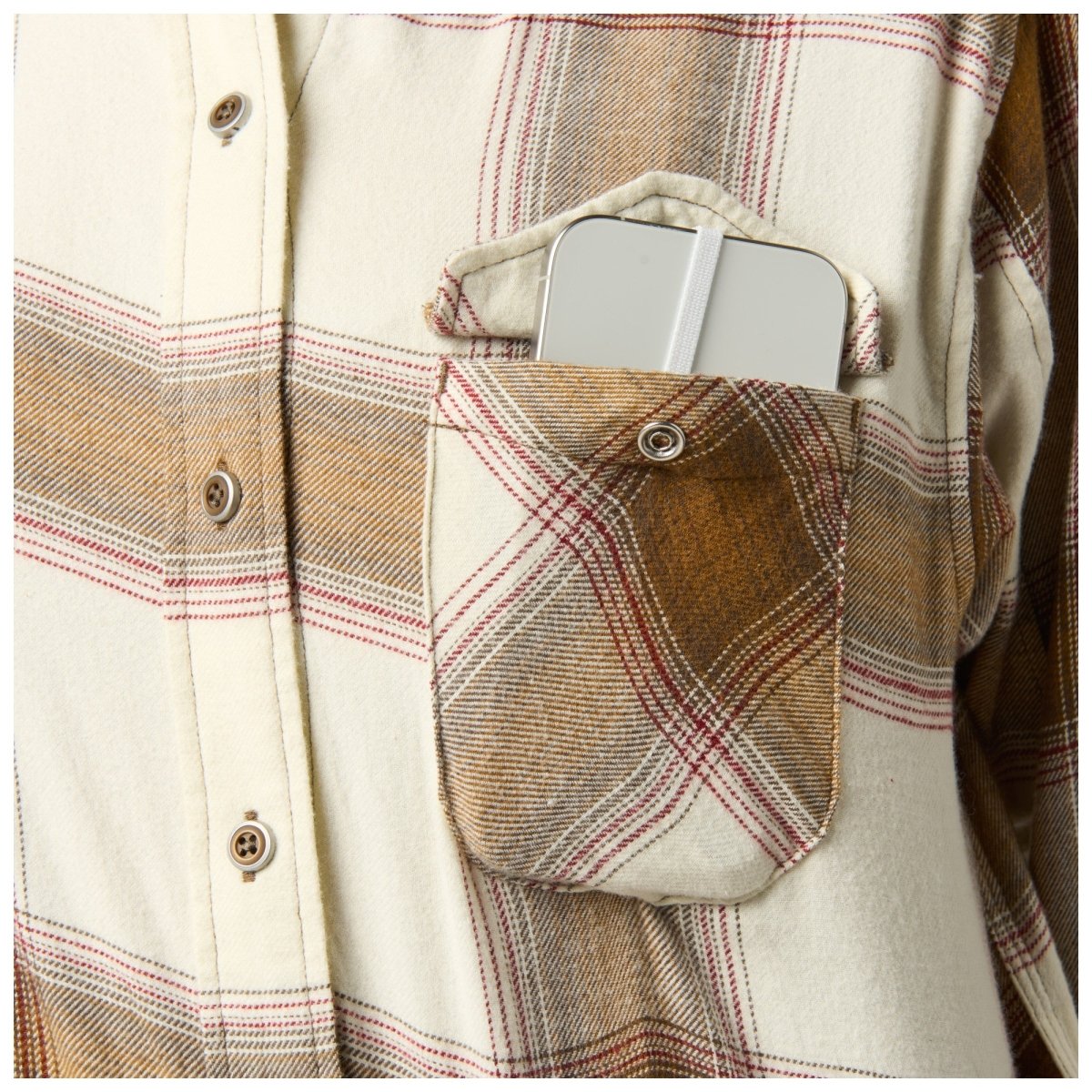 CAMISA TACTICA 5.11 - BRIANNA FLANNEL PARA MUJER - Risk Top Tactical
