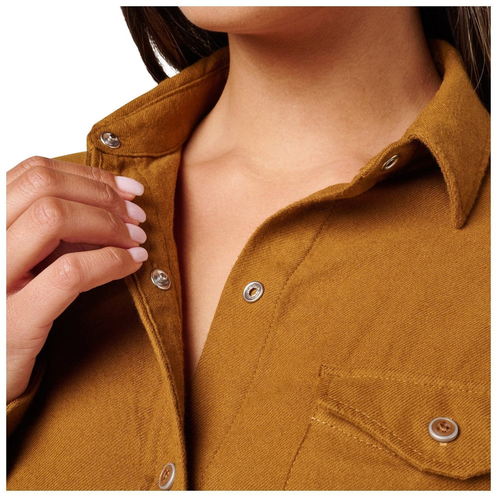 CAMISA TACTICA 5.11 - BRIANNA SOLID FLANNEL - Risk Top Tactical
