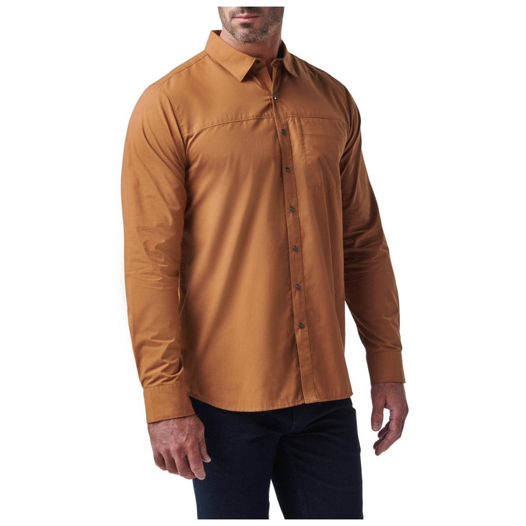 CAMISA TACTICA 5.11 - IGOR SOLID MANGA LARGA - Risk Top Tactical
