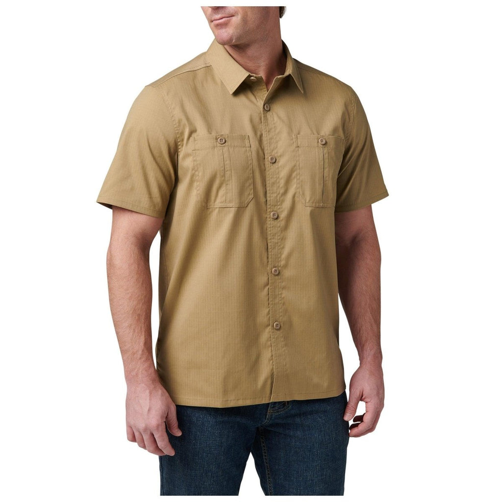 CAMISA TACTICA 5.11 - LANDEN MANGA CORTA - Risk Top Tactical