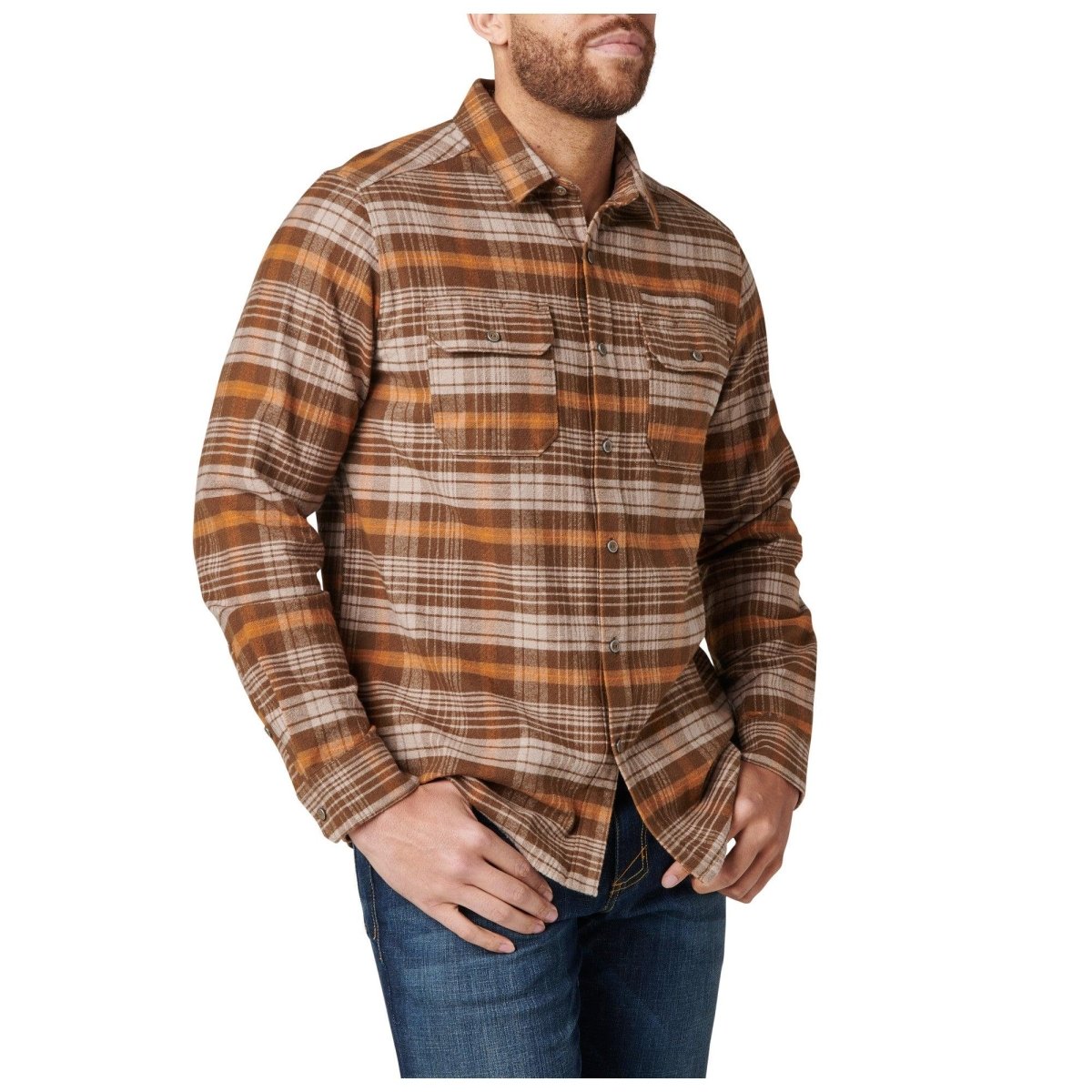 CAMISA TACTICA 5.11 - LESTER MANGA LARGA - Risk Top Tactical