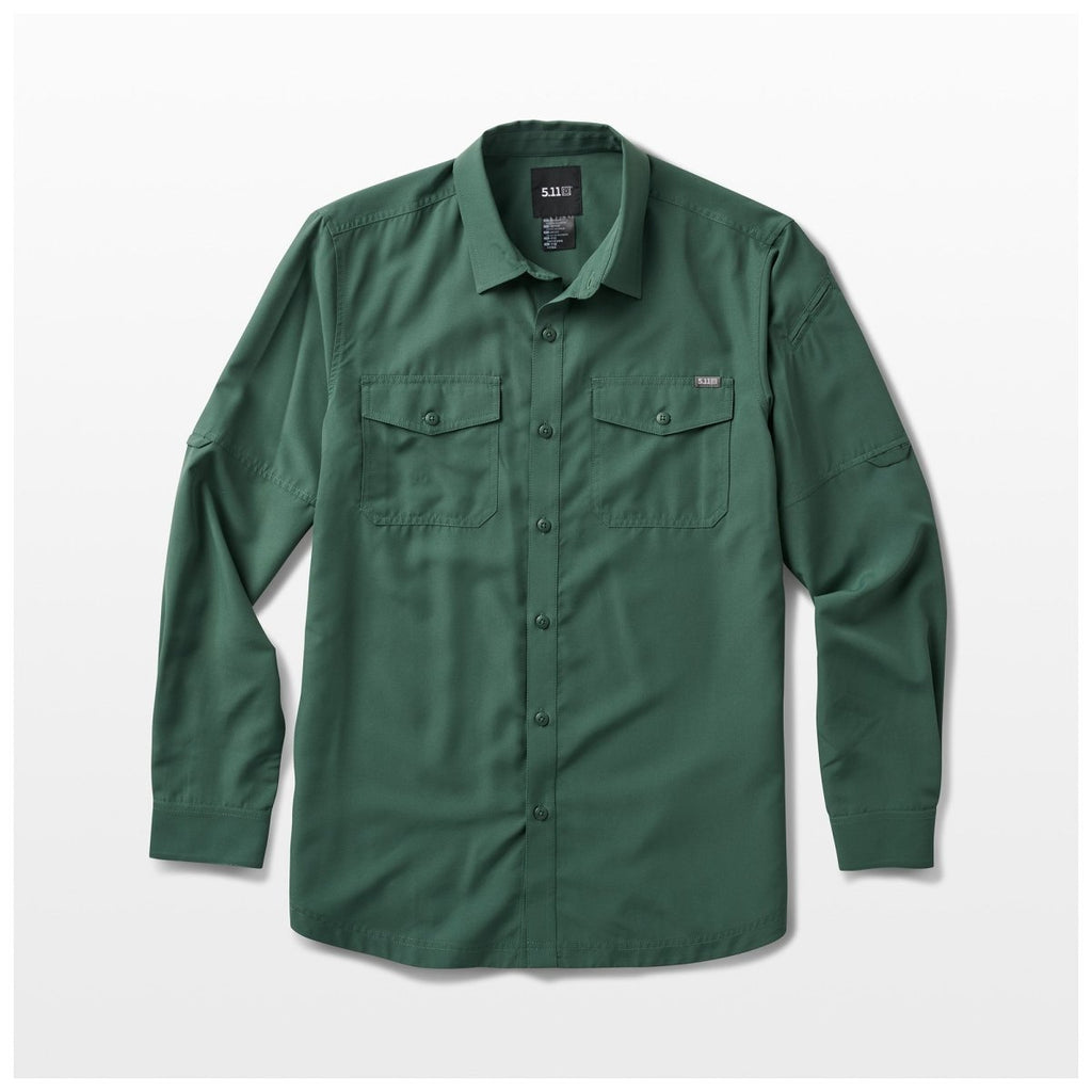 CAMISA TACTICA 5.11 - MARKSMAN MANGA LARGA - Risk Top Tactical