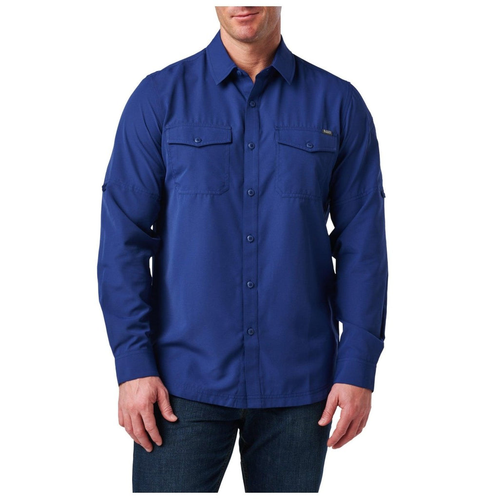 CAMISA TACTICA 5.11 - MARKSMAN MANGA LARGA - Risk Top Tactical