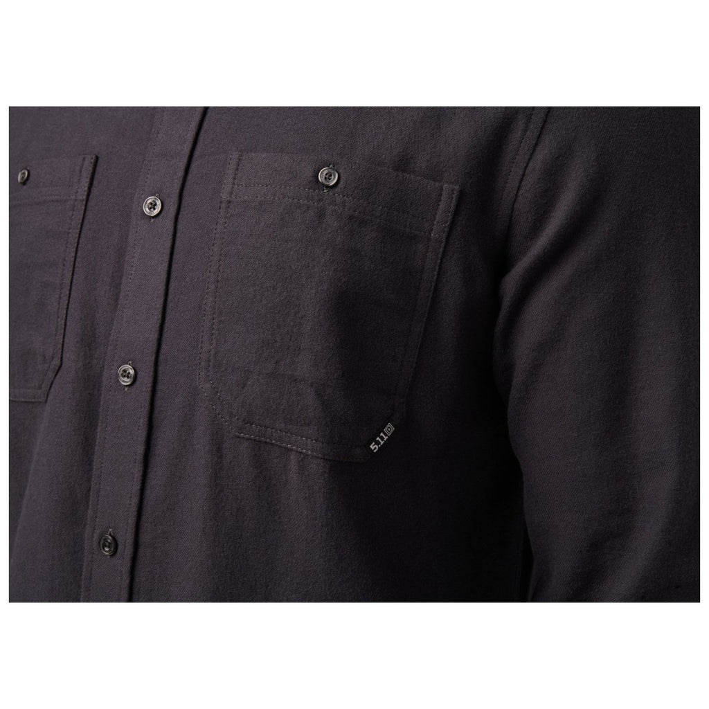 CAMISA TACTICA 5.11 - SILVERWOOD SOLID FLANNEL - Risk Top Tactical