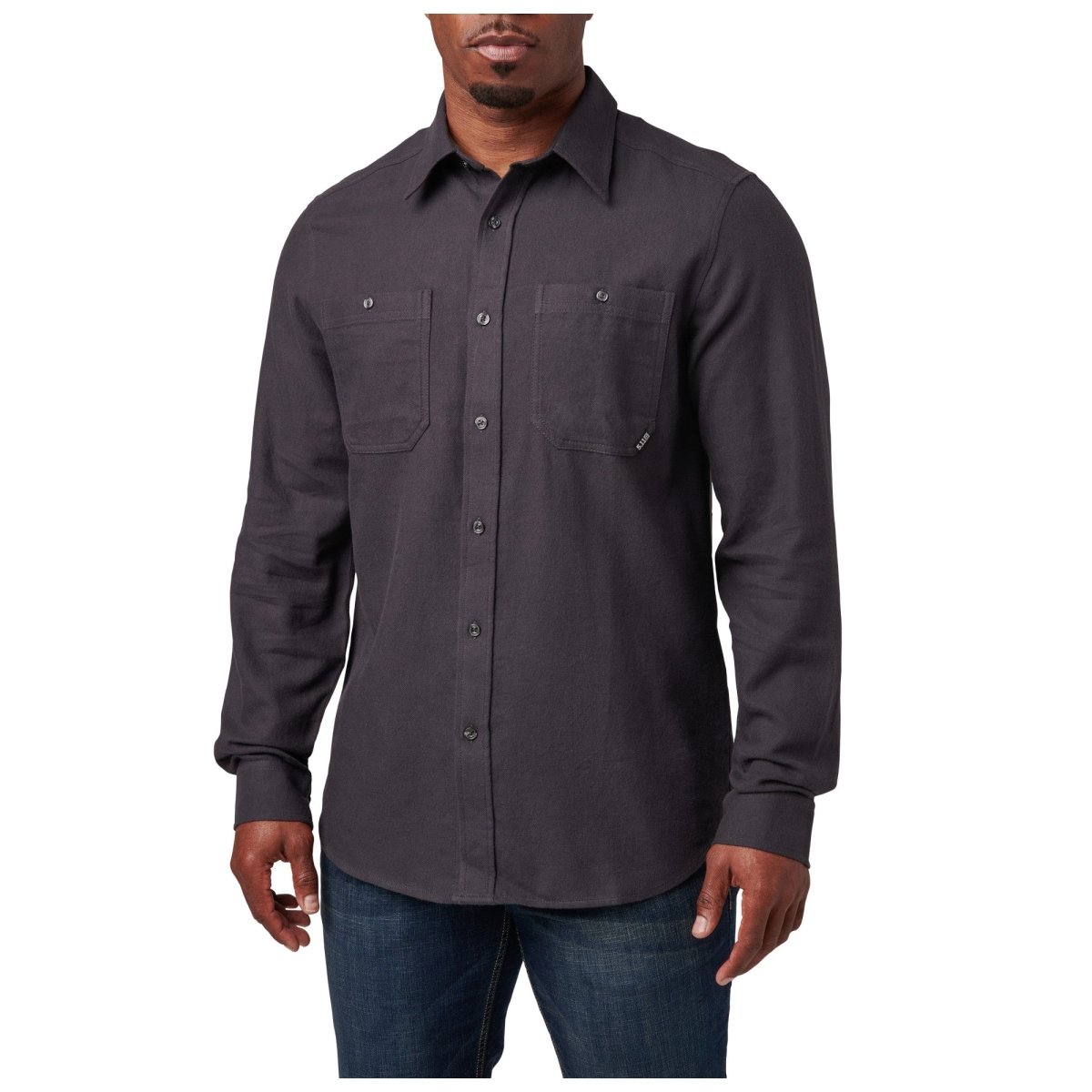 CAMISA TACTICA 5.11 - SILVERWOOD SOLID FLANNEL - Risk Top Tactical