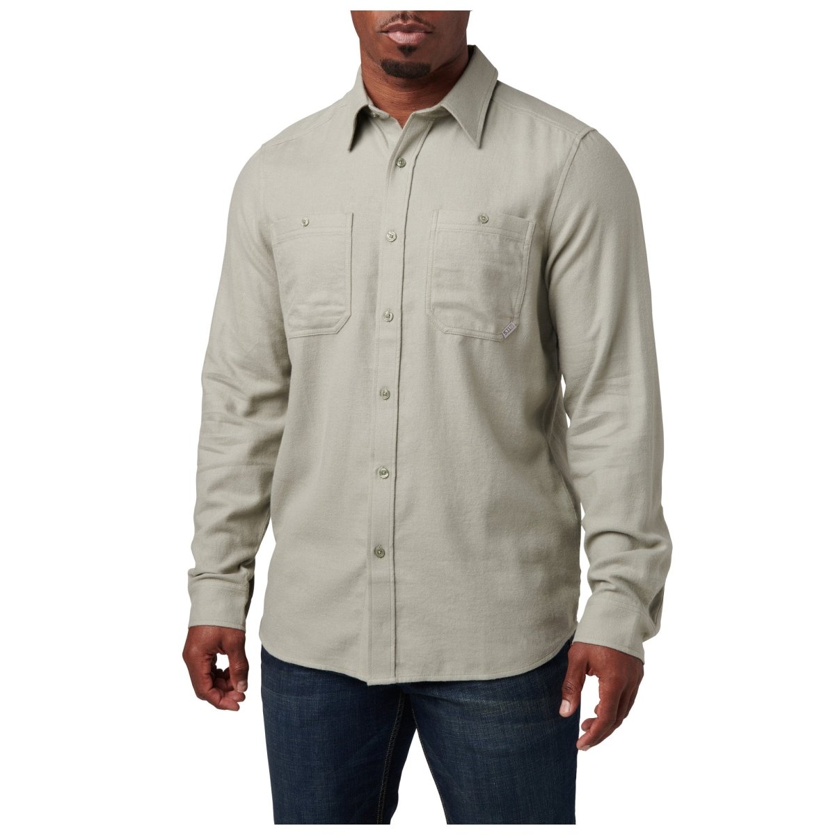 CAMISA TACTICA 5.11 - SILVERWOOD SOLID FLANNEL - Risk Top Tactical