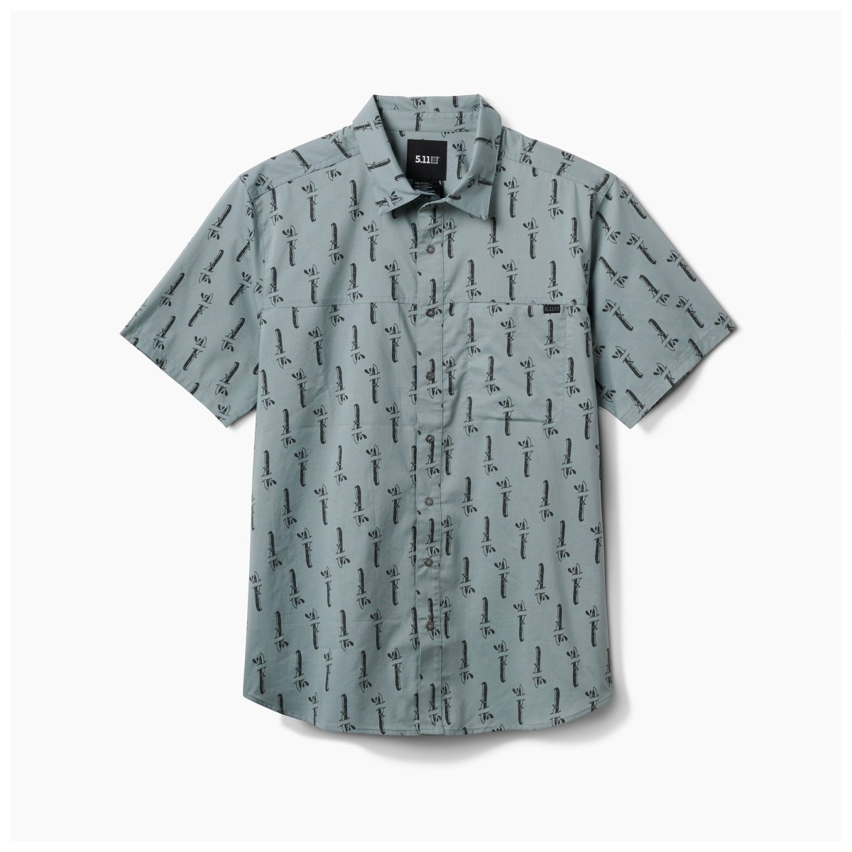 CAMISA TACTICA 5.11 - WYATT PRINT MANGA CORTA - Risk Top Tactical