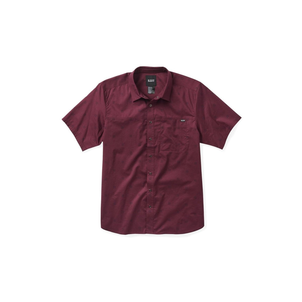 CAMISA TACTICA 5.11 - WYATT PRINT MANGA CORTA - Risk Top Tactical