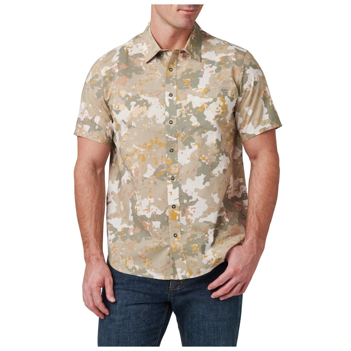 CAMISA TACTICA 5.11 - WYATT PRINT MANGA CORTA - Risk Top Tactical