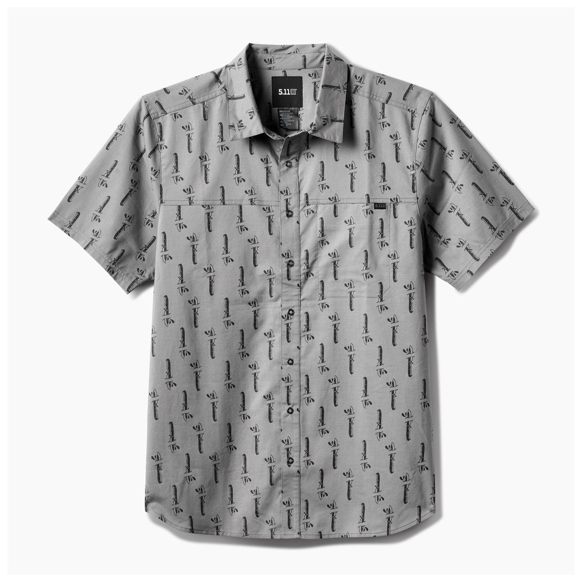 CAMISA TACTICA 5.11 - WYATT PRINT MANGA CORTA - Risk Top Tactical