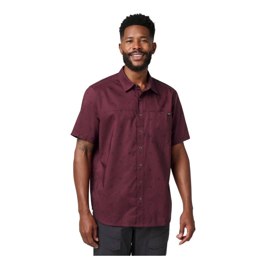 CAMISA TACTICA 5.11 - WYATT PRINT MANGA CORTA - Risk Top Tactical