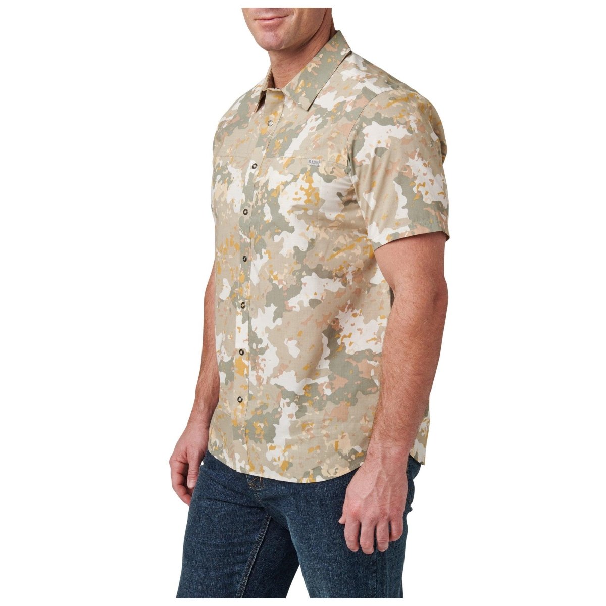 CAMISA TACTICA 5.11 - WYATT PRINT MANGA CORTA - Risk Top Tactical