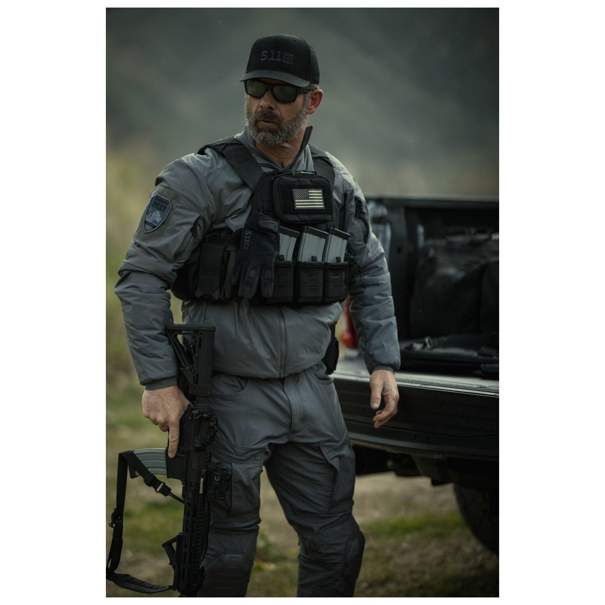 CHALECO TACTICO 5.11 - QR PLATE CARRIER - Risk Top Tactical