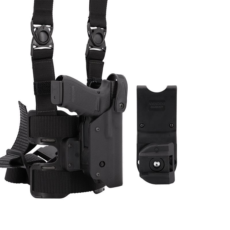GHOST HOLSTERS - 5.2 + ROTATION BELT MOD SET 2 for GLOCK SMALL FRAME 17,19,20,22,23 GEN 4/5 RH   - Risk Top Tactical
