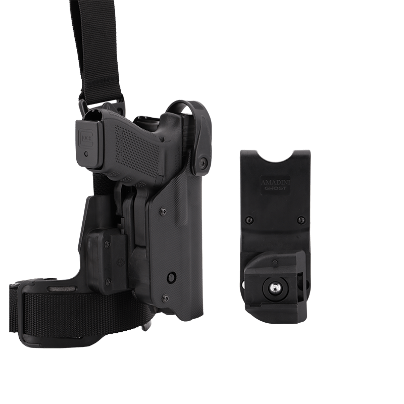GHOST HOLSTERS - 5.2 + ROTATION BELT MOD SET 2 for GLOCK SMALL FRAME 17,19,20,22,23 GEN 4/5 RH   - Risk Top Tactical