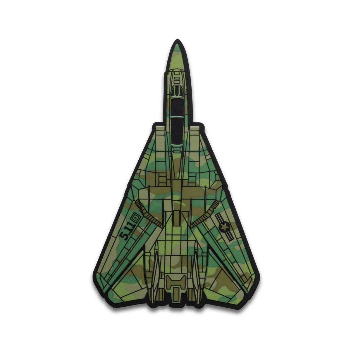 PARCHE TACTICO 5.11 - EARTH CAMO F14 - Risk Top Tactical