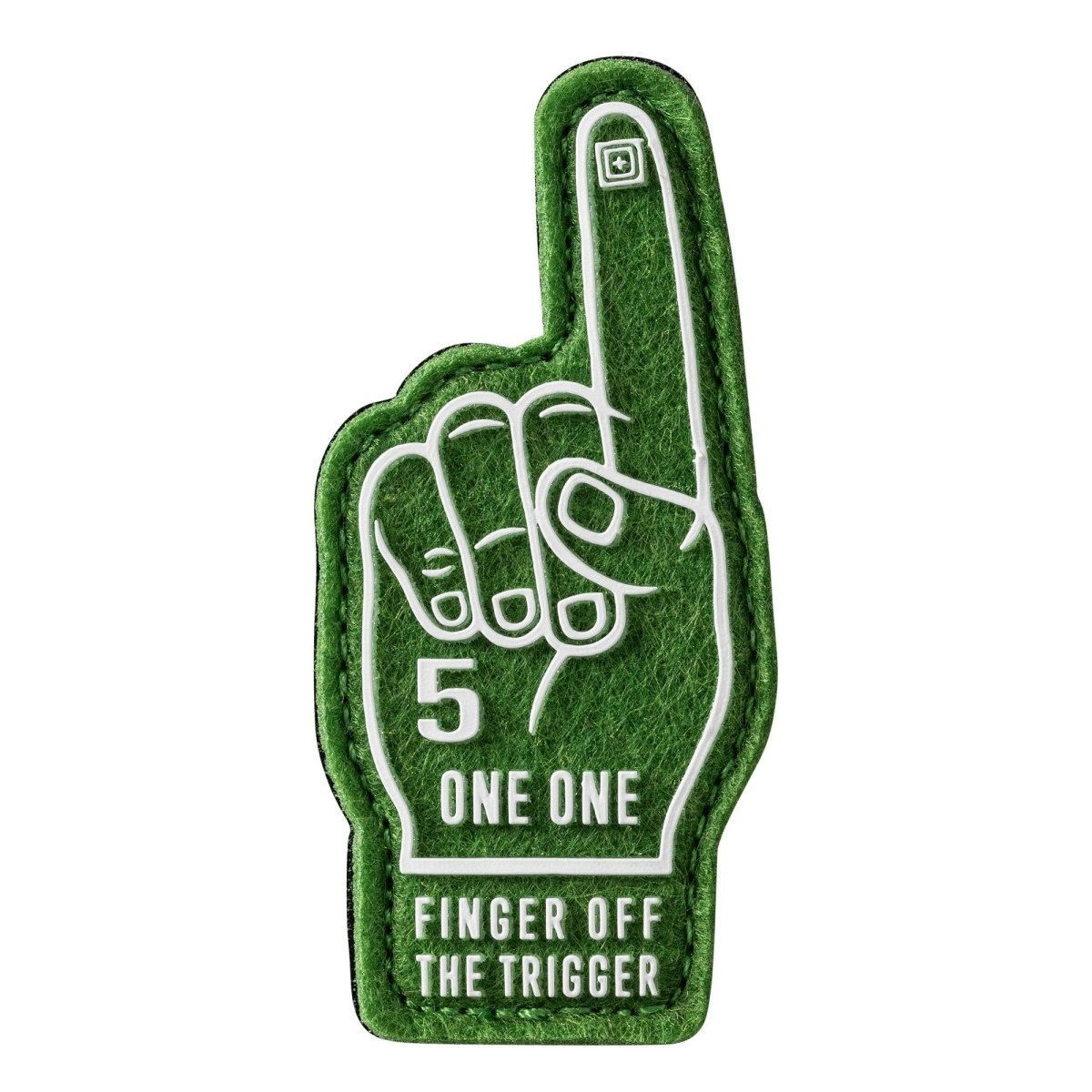 PARCHE TACTICO 5.11 - FINGER OFF TRIGGER - Risk Top Tactical