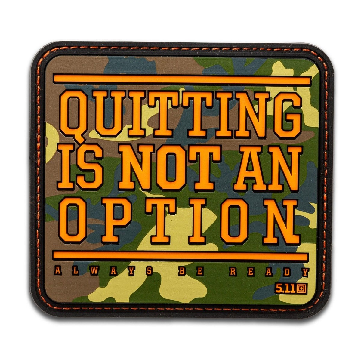 PARCHE TACTICO 5.11 - QUITING NOT OPT - Risk Top Tactical