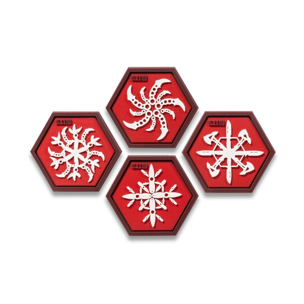 PARCHE TACTICO 5.11 - SNOWFLAKE NINJA STAR - Risk Top Tactical