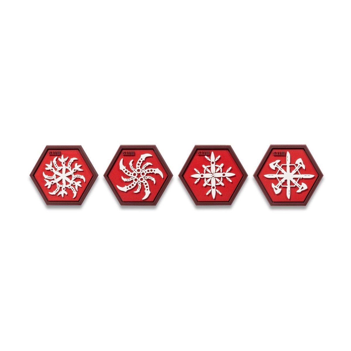 PARCHE TACTICO 5.11 - SNOWFLAKE NINJA STAR - Risk Top Tactical